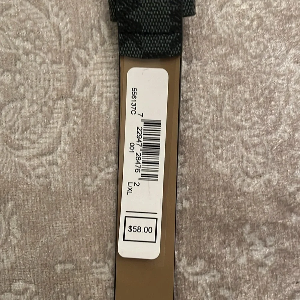 Brand New Michael Kors Black Zippered Belt Bag Fanny Pack w/ Silver Tone Accents